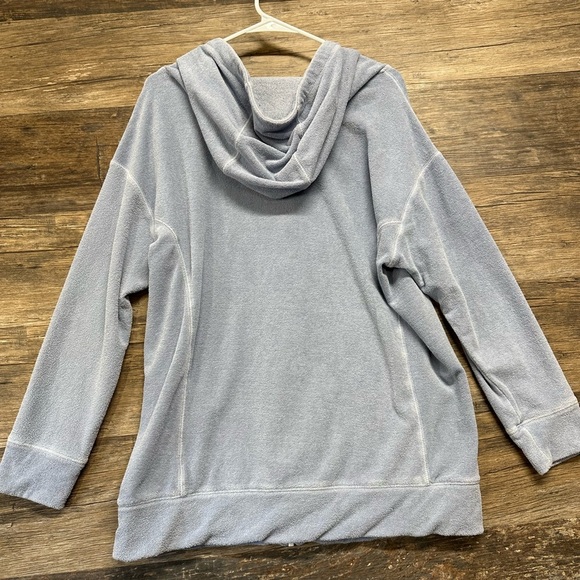 Fabletics Full Zip-Up Terry Oversized Hoodie - Picture 2 of 4
